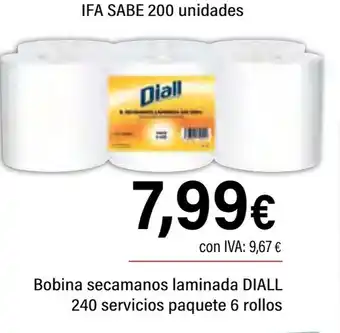 Cash Ifa DIALL Bobina secamanos laminada oferta