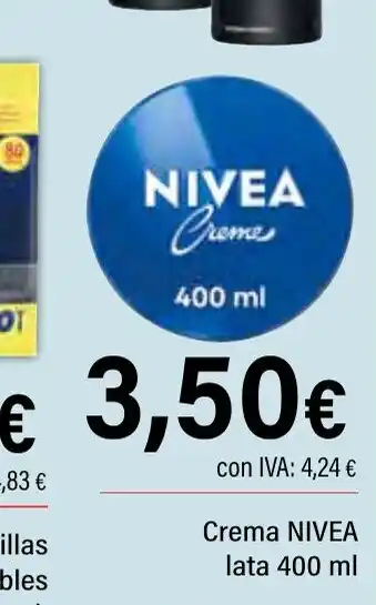Cash Ifa NIVEA Crema oferta