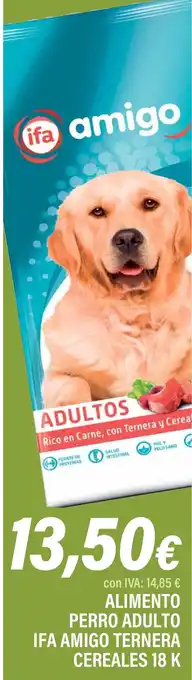 Cash Ifa Alimento perro adulto ifa amigo ternera oferta