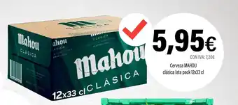 Cash Ifa MAHOU Cerveza oferta