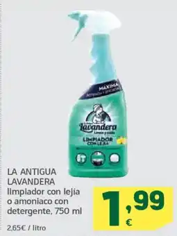 HiperDino LA ANTIGUA LAVANDERA limpiador con lejía o amoniaco con detergente oferta