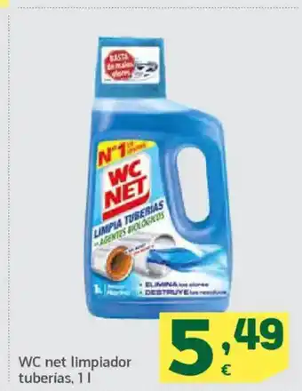 HiperDino WC NET limpiador tuberías oferta