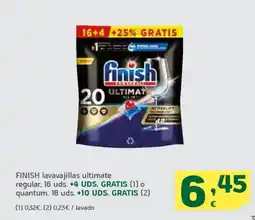 HiperDino FINISH lavavajillas ultimate oferta