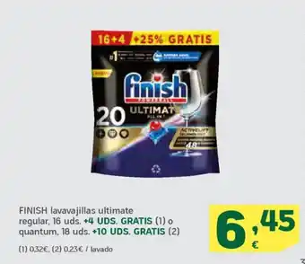 HiperDino FINISH lavavajillas ultimate oferta