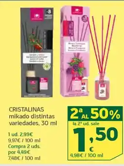 HiperDino CRISTALINAS mikado distintas variedades oferta
