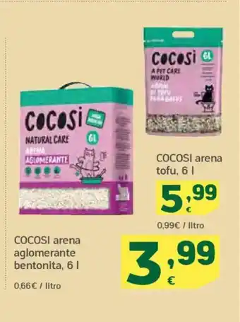 HiperDino COCOSI arena aglomerante oferta