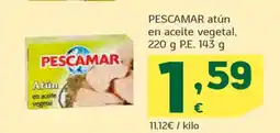 HiperDino PESCAMAR atún en aceite vegetal oferta