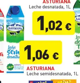 Hiperber ASTURIANA Leche semidesnatada oferta