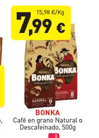 Hiperber BONKA Café en grano Natural o Descafeinado oferta