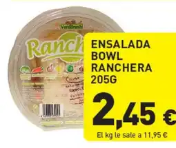 Hiperber Ensalada bowl ranchera oferta
