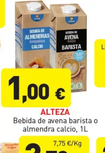 Hiperber ALTEZA Bebida de avena barista o almendra calcio oferta