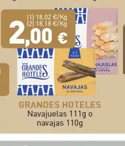 Hiperber GRANDES HOTELES Navajuelas oferta