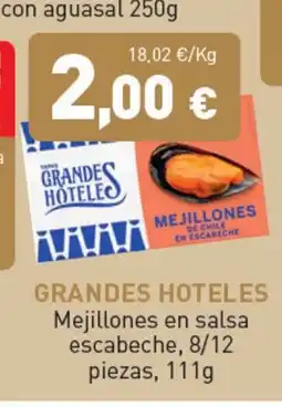 Hiperber GRANDES HOTELES Mejillones en salsa escabeche oferta