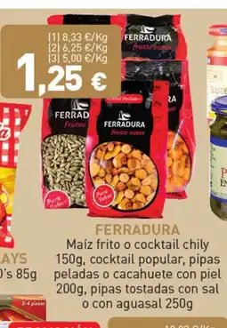 Hiperber FERRADURA Maíz frito o cocktail chily oferta