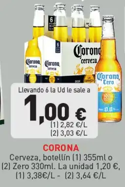 Hiperber CORONA Cerveza, botellín oferta