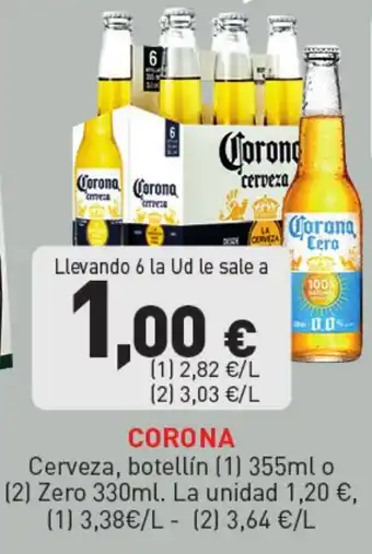 Hiperber CORONA Cerveza, botellín oferta