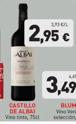 Hiperber CASTILLO DE ALBAI Vino tinto oferta