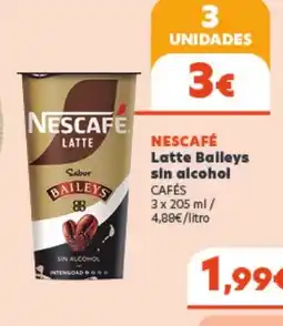 Hiperber NESCAFÉ Latte Baileys sin alcohol oferta