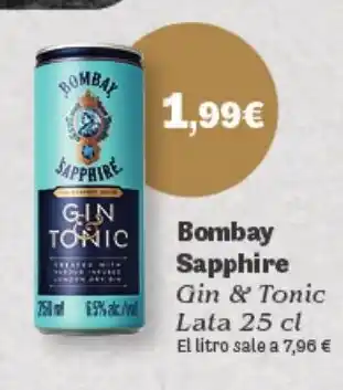 Hiperber BOMBAY SAPPHIRE Gin & Tonic oferta