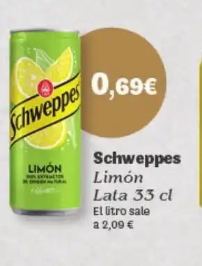 Hiperber SCHWEPPES Limón Lata oferta