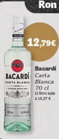 Hiperber BACARDI Carta Blanca oferta