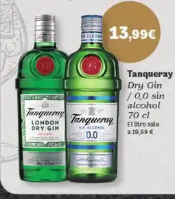 Hiperber TANQUERAY Dry Gin / 0,0 sin alcohol oferta