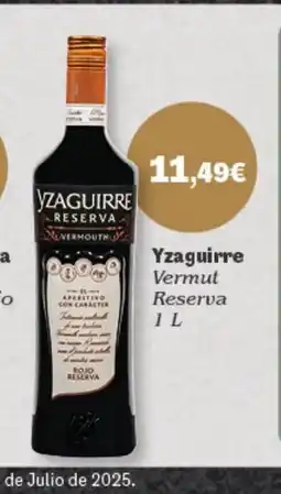 Hiperber YZAGUIRRE Vermut Reserva oferta