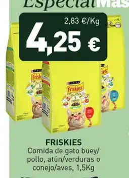 Hiperber FRISKIES Comida de gato buey/ pollo, atún/verduras o conejo/aves oferta