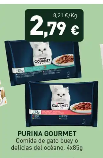 Hiperber PURINA GOURMET Comida de gato buey o delicias del océano oferta