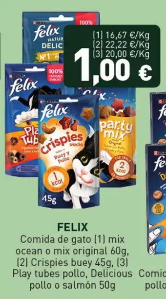 Hiperber FELIX Comida de gato mix ocean o mix original oferta