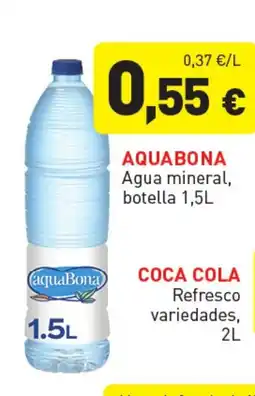 Hiperber AQUABONA Agua mineral botella oferta