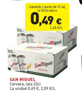 Hiperber SAN MIGUEL Cerveza oferta