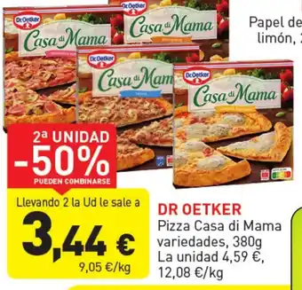 Hiperber DR OETKER Pizza Casa di Mama variedades oferta