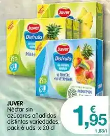 CashDiplo Juver - néctar sin azúcares añadidos oferta