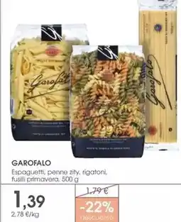 Supermercados Plaza Garofalo - espaguetti, penne, zity, rigatoni, fusilli primavera oferta