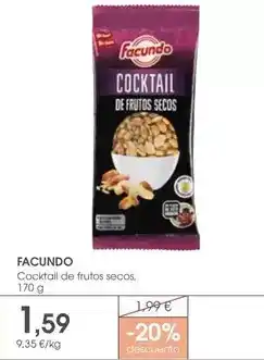 Supermercados Plaza Facundo - cocktail de frutos secos oferta