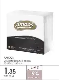 Supermercados Plaza Amoos - servilleta luxury 2 capas oferta
