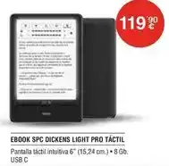 Milar Spc - ebook spc dickens light pro táctil oferta