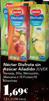 Gadis Juver - néctar disfruta sin azúcar añadido oferta