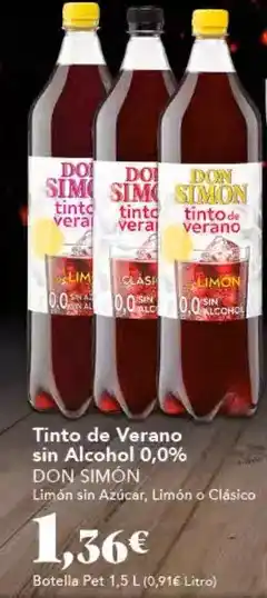 Gadis Don simón - tinto de verano sin alcohol oferta