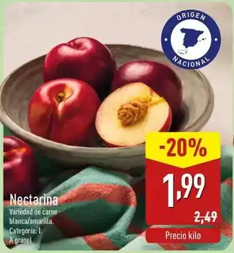 ALDI Origen - nectarina oferta