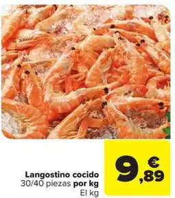 Carrefour Market Langostino cocido 30/40 piezas oferta