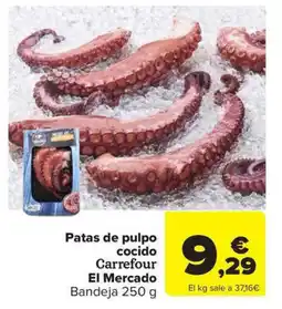 Carrefour Market Patas de pulpo cocido Carrefour El Mercado oferta