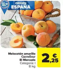 Carrefour Market Melocotón amarillo Carrefour El Mercado oferta