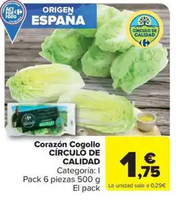 Carrefour Market CÍRCULO DE CALIDAD Corazón Cogollo oferta