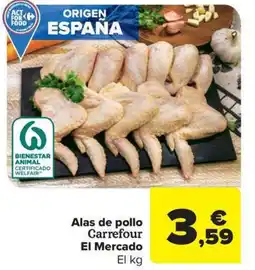 Carrefour Market Alas de pollo Carrefour El Mercado oferta