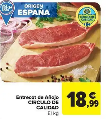 Carrefour Market CÍRCULO DE CALIDAD Entrecot de Añojo oferta