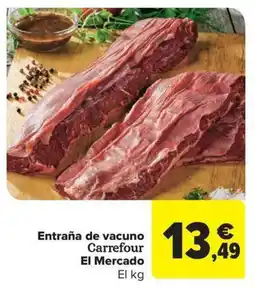 Carrefour Market Entraña de vacuno Carrefour oferta