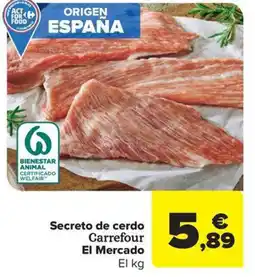Carrefour Market Secreto de cerdo Carrefour El Mercado oferta