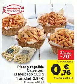 Carrefour Market Picos y regañás Carrefour El Mercado oferta